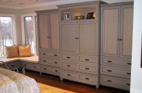 Custom Wood Armoire